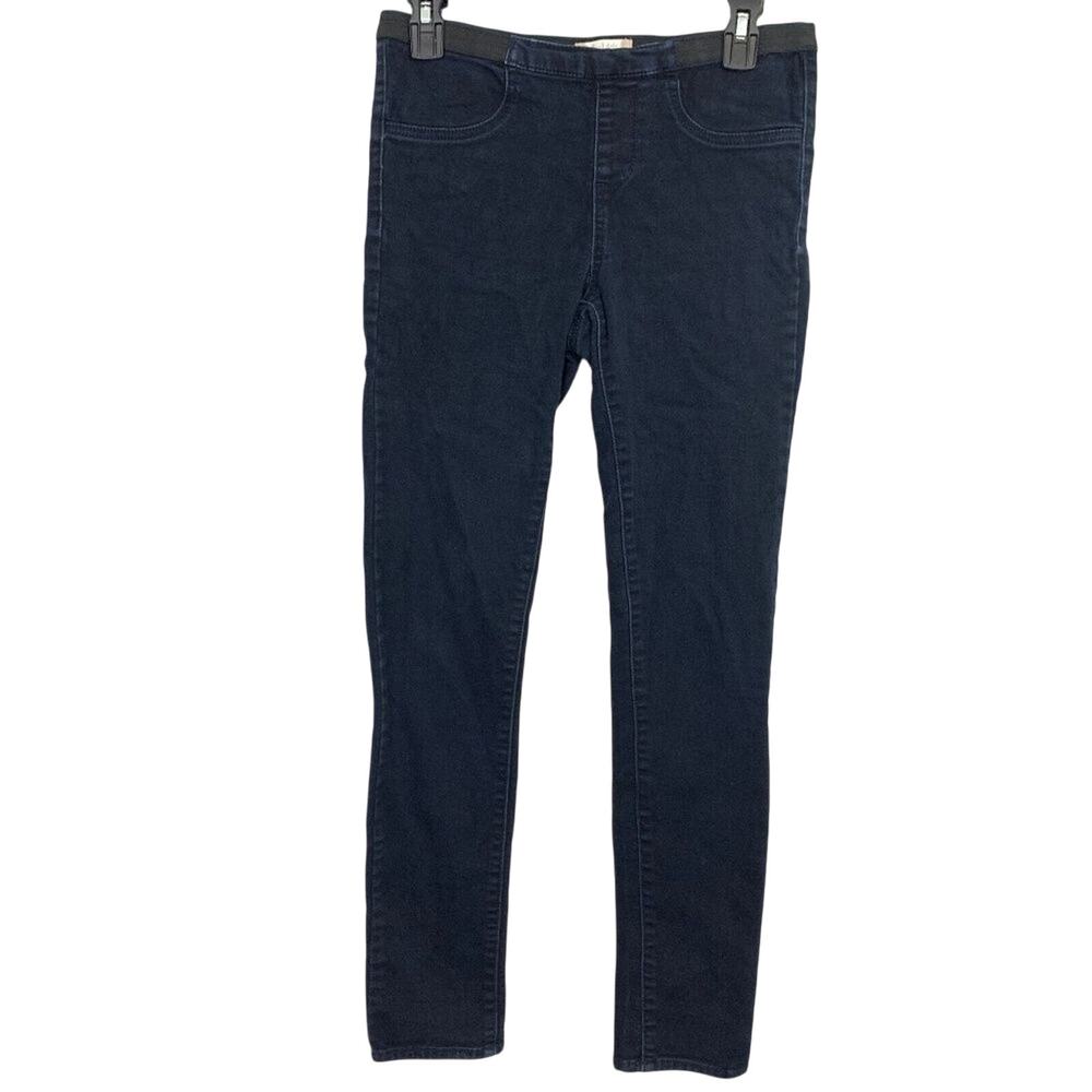 Altar'd State Womens Stretch Pull On Dark Wash Skinny Jeans Jeggings sz Small